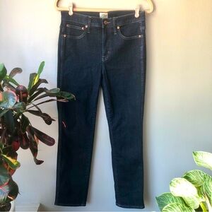 J. Crew Dark Wash 9” Vintage Straight Denim Jeans